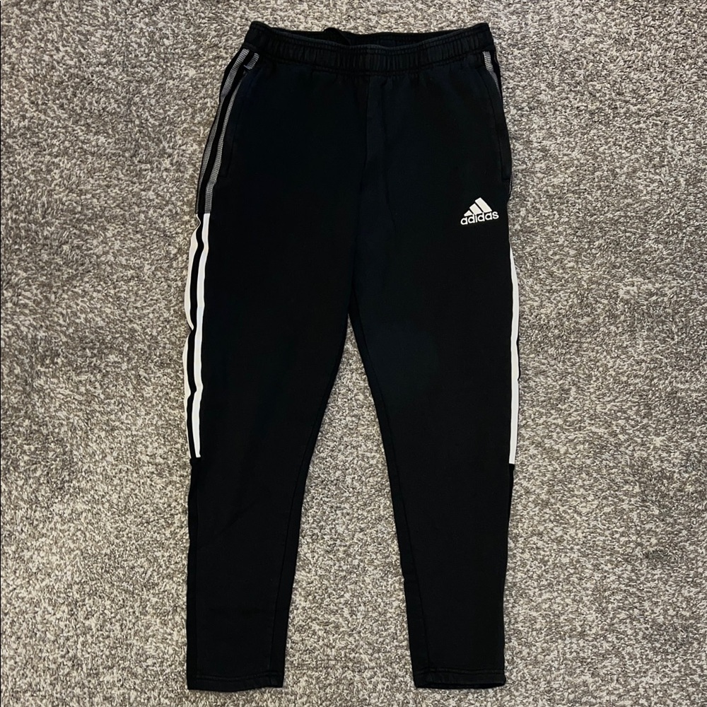 Adidas Joggers with White Stripes